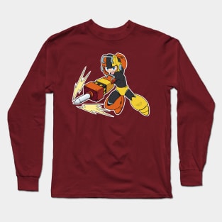 MEGAMAN PILE DRIVER Long Sleeve T-Shirt